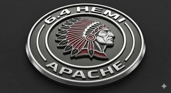 Apache 6.4 HEMI Badge